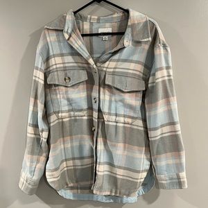 American Eagle Plaid Button Down